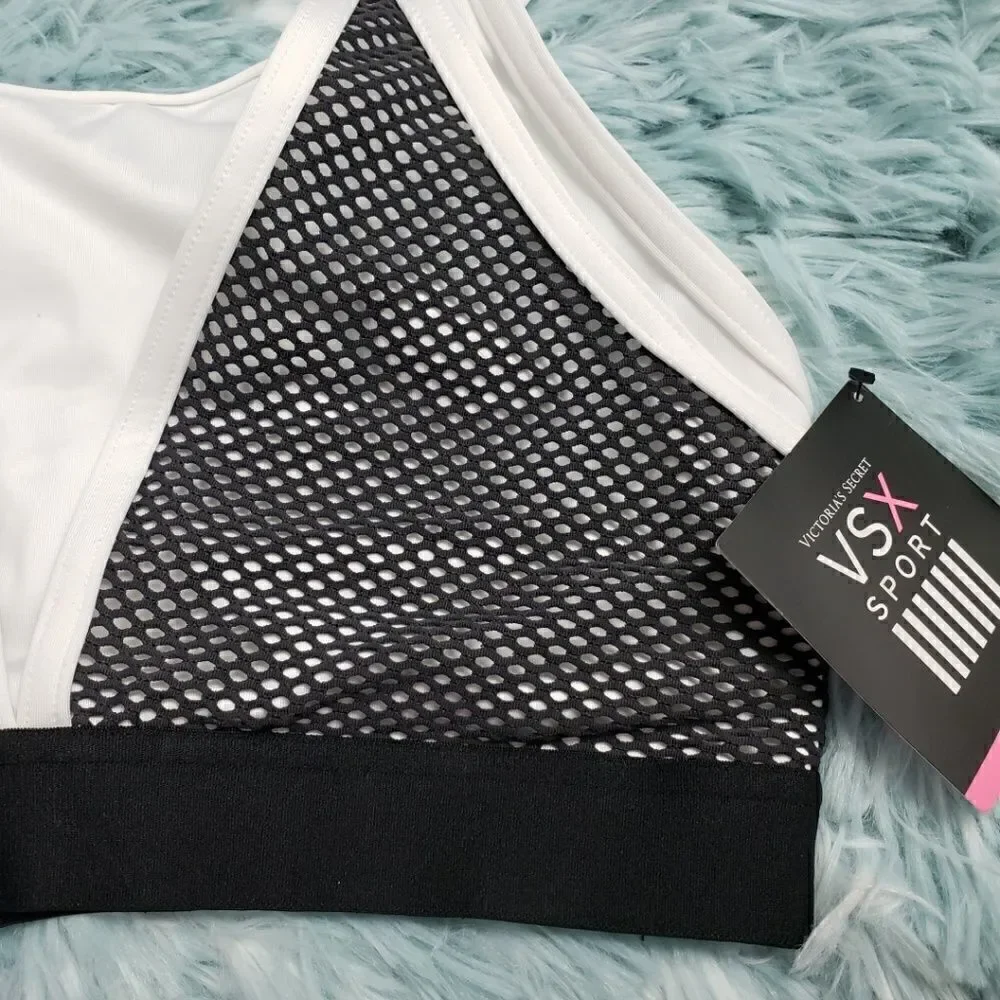 VS White Black VSX Logo The Show-Off Racerback XS